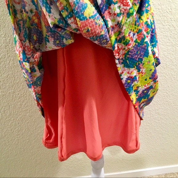 Cooperative Strapless Flower Print Dress - Picture 4 of 6